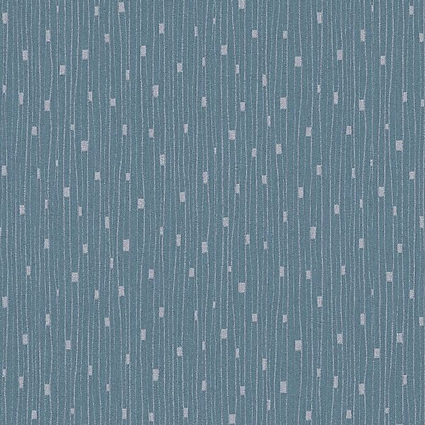 PROFHOME 388222-GU Streifen Tapete Design glitzernd Blau Silber 0,53 m x 10 günstig online kaufen