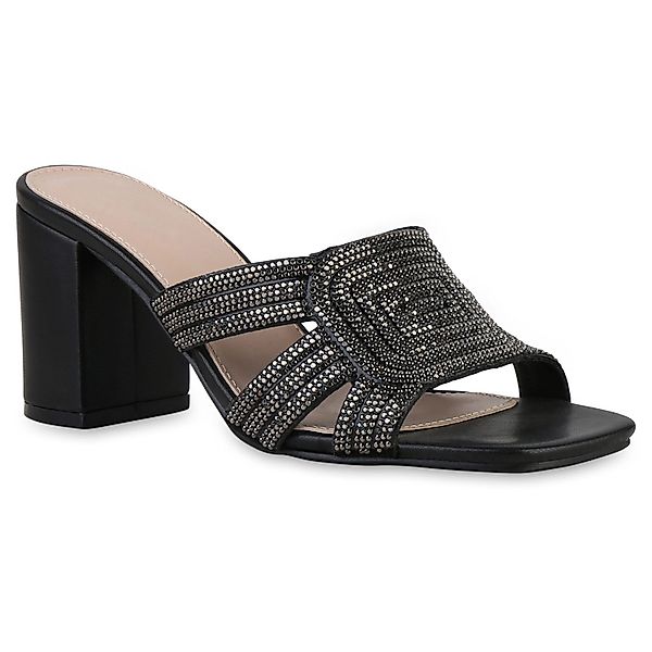 VAN HILL 841549 Sandalette Damen Pantoletten günstig online kaufen