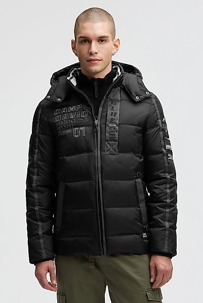 CAMP DAVID Winterjacke mit Kapuze mit abtrennbarer Kapuze günstig online kaufen
