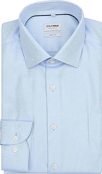 OLYMP Level 5 Dobby Hemd Hellblau - Größe 43 günstig online kaufen