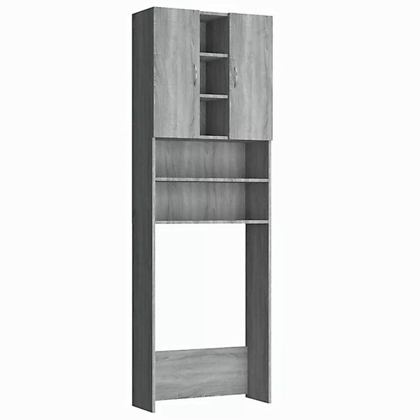 vidaXL Waschmaschinenumbauschrank Waschmaschinenschrank Grau Sonoma 64x25,5 günstig online kaufen