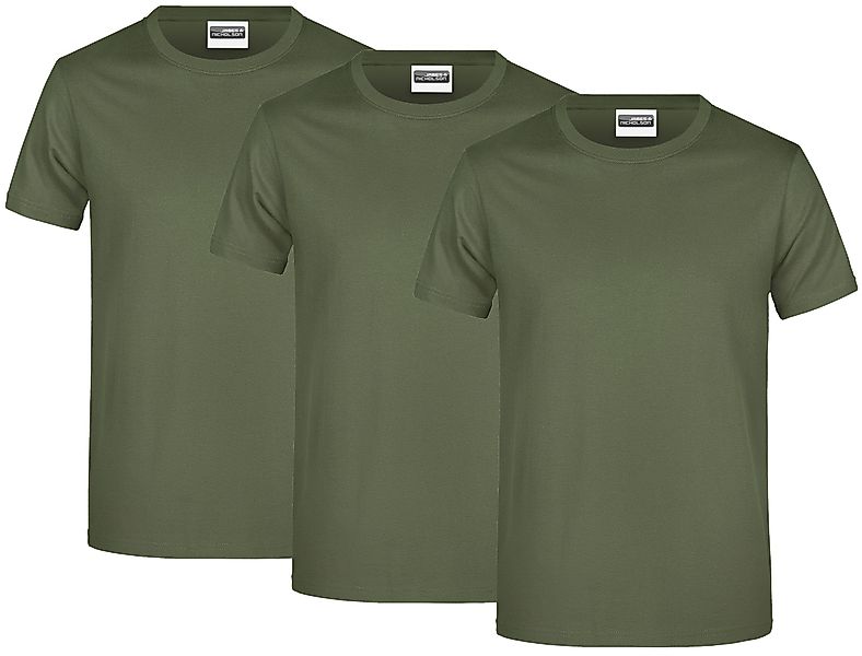 James & Nicholson T-Shirt 3er-Pack Klassisches günstig online kaufen