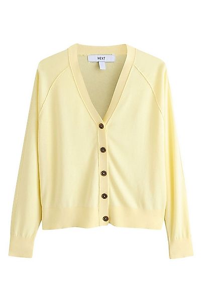 Next Strickjacke Strickjacke mit V-Ausschnitt, Kurzgröße (1-tlg) günstig online kaufen