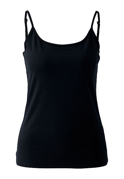 Oui Trägertop Spaghetti Top Baumwoll- Modalmischung günstig online kaufen