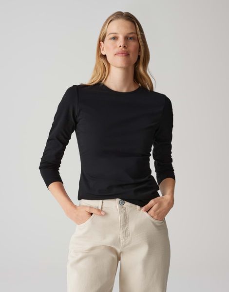 OPUS Langarmshirt SMILLA aus Jersey figurbetont günstig online kaufen