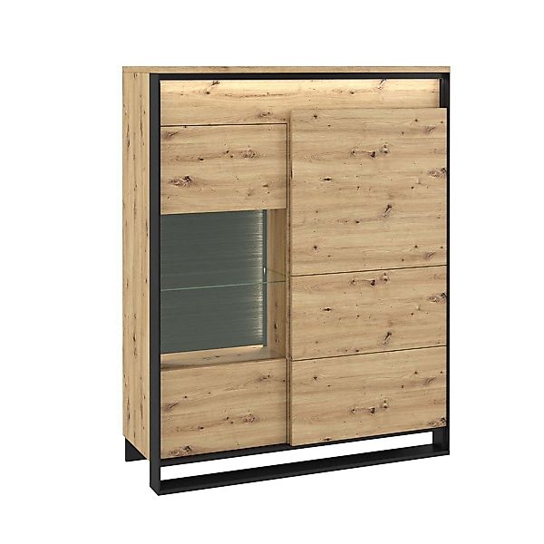 Compleo Vitrine LIMA, Standvitrine mit Glasregale, günstig online kaufen