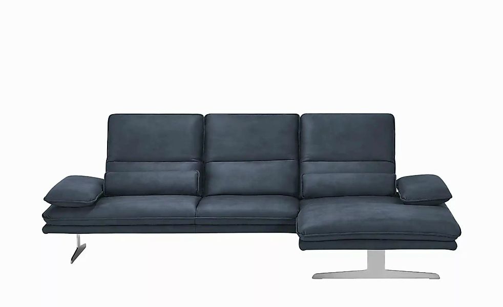 W.SCHILLIG Ecksofa aus Mikrofaser Broadway ¦ blau ¦ Maße (cm): B: 291 H: 94 günstig online kaufen