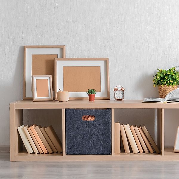 relaxdays Aufbewahrungskorb Aufbewahrungsbox Filz 2er Set, günstig online kaufen