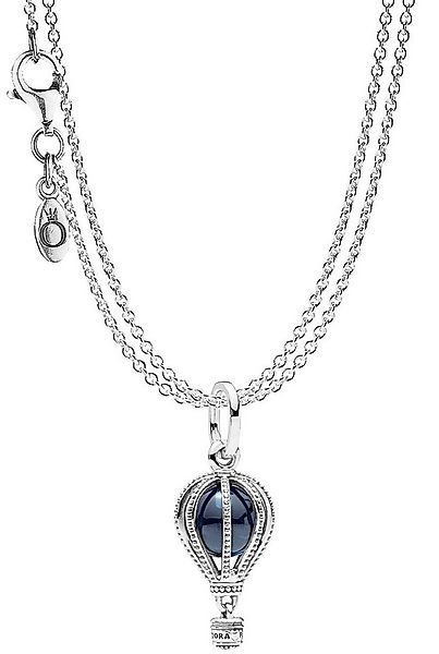 Pandora Kette mit Anhänger Anhänger Heißluftballon mit 2-reihiger Silber 92 günstig online kaufen