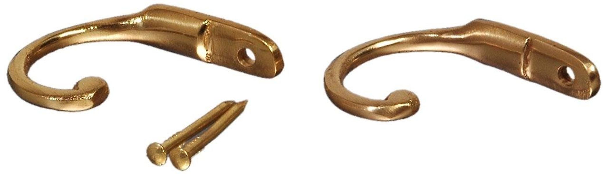 Liedeco Zierhaken, Gardinen, Vorhänge, (Set, 2-St), günstig online kaufen
