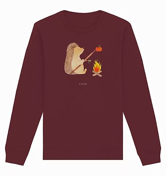 Mr. & Mrs. Panda Longpullover Größe XXL Igel Grillen - Burgundy - Geschenk, günstig online kaufen