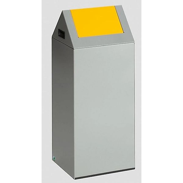 PROREGAL Selbstlöschender Wertstoffsammler Spitz Mit Einwurfklappe 60 Liter günstig online kaufen