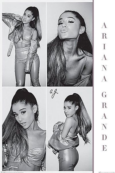 Poster Grande, Ariana - Poster - Black & White günstig online kaufen