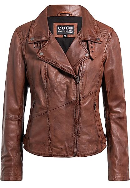CBL Lederjacke MQ-43584 mit figurbetonter Passform günstig online kaufen