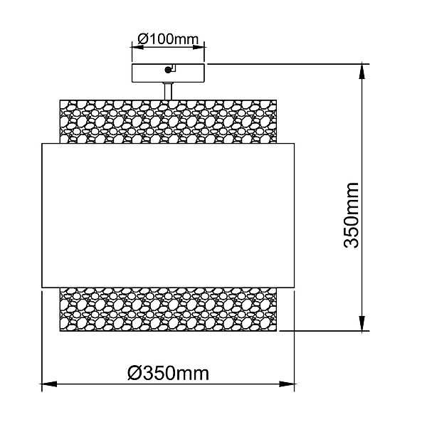 Brilliant Deckenleuchte Waterlilly, ohne Leuchtmittel, Ø günstig online kaufen