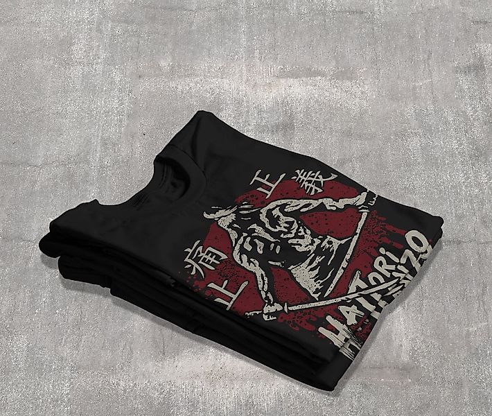 Neverless Print-Shirt Neverless® Herren T-Shirt Samurai günstig online kaufen