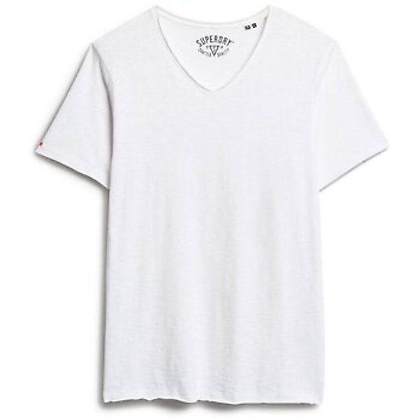 Superdry  T-Shirt T-shirt flammé à col V et bords bruts günstig online kaufen