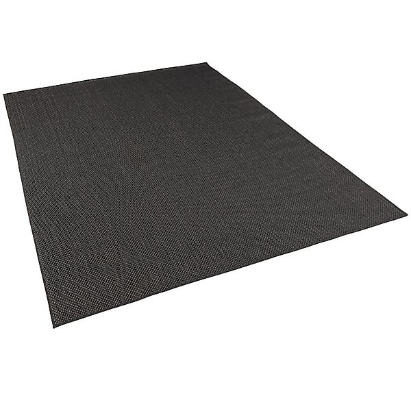 Pergamon In & Outdoor Teppich Flachgewebe Natur Valencia Schwarz Mix 200x29 günstig online kaufen