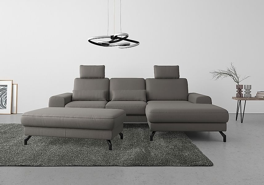 sit&more Ecksofa "Cinturo L-Form" inklusive Sitztiefenverstellung und Feder günstig online kaufen