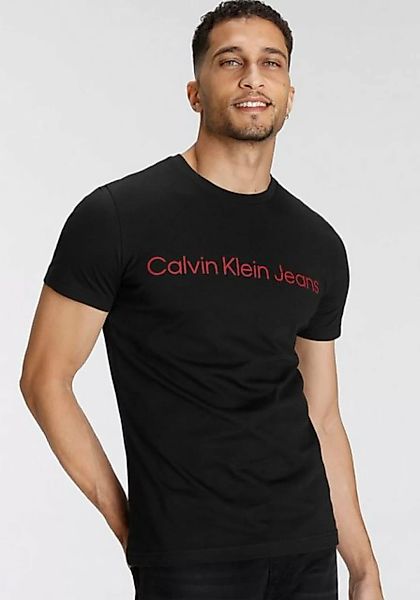 Calvin Klein Jeans T-Shirt CORE INSTITUTIONAL LOGO SLIM TEE mit logo-Schrif günstig online kaufen