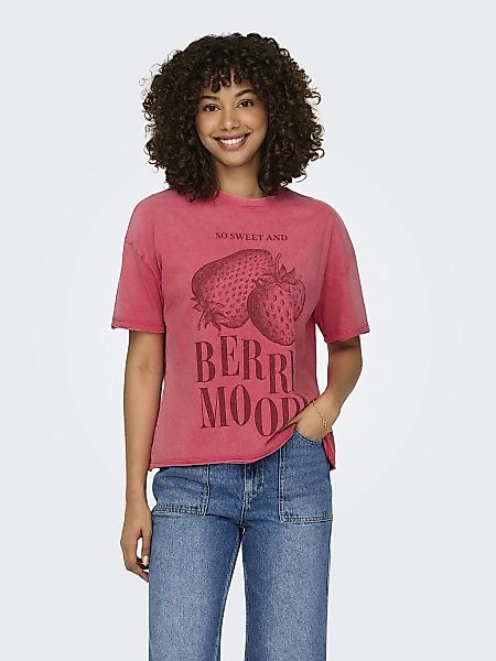 ONLY Kurzarmshirt ONLKINNA S/S FRUIT TOP günstig online kaufen