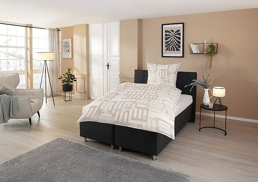 CASATEX Bettwäsche Yasin, Interlock-Jersey, 2 teilig, grafisch, modern und günstig online kaufen