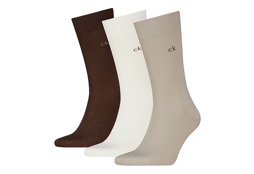 Calvin Klein Socken CK MEN SOCK (3 Paar) uni, Cotton-Mix, breiter Bund günstig online kaufen