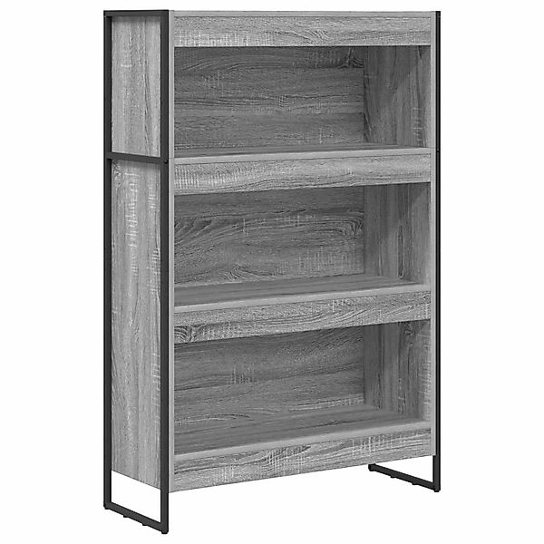 vidaXL Bücherregal Graues Sonoma 80 x 30 x 155 cm Holzwerkstoff 886417 günstig online kaufen