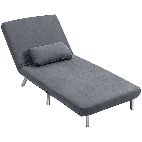 HOMCOM Schlafsessel 2-in-1 klappbar Schlafsofa mit Bettfunktion Relaxsessel günstig online kaufen