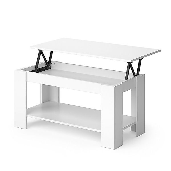 Vicco Couchtisch Lorenz, Weiß, 100 x günstig online kaufen