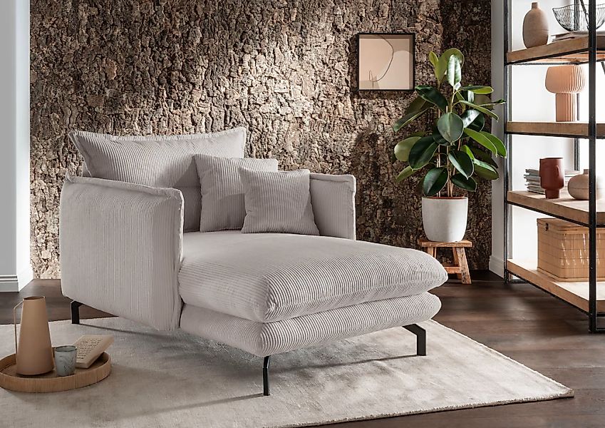 Home affaire Loveseat "LAVA Mega Ohrenbacken Sessel, modern & elegant, aktu günstig online kaufen