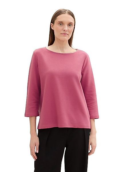 TOM TAILOR Langarmshirt mit Struktur günstig online kaufen