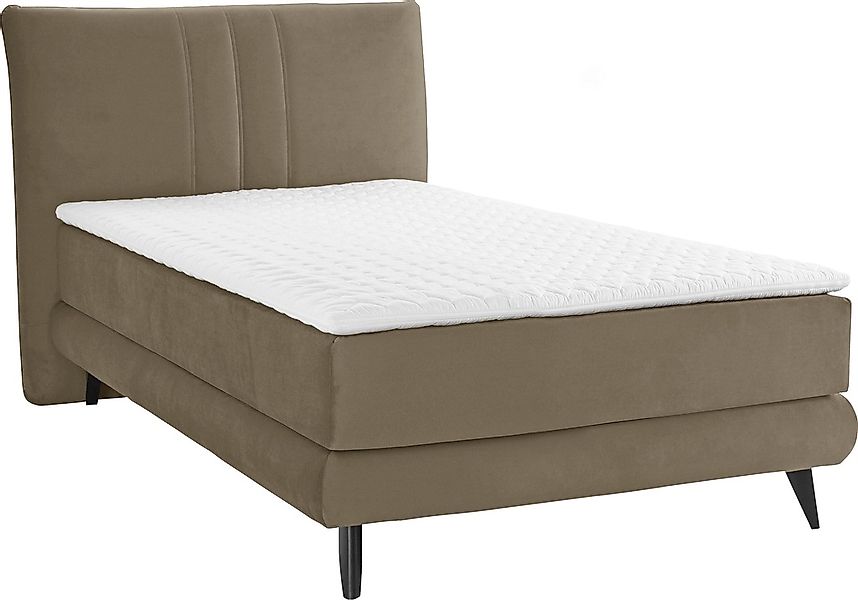 Places of Style Boxspringbett "Skien", incl. Kaltschaumtopper, 2 Härtegrade günstig online kaufen