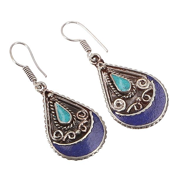 Guru-Shop Paar Ohrhänger Boho Tibet Ethno Ohrringe, tibetischer Schmuck.. günstig online kaufen