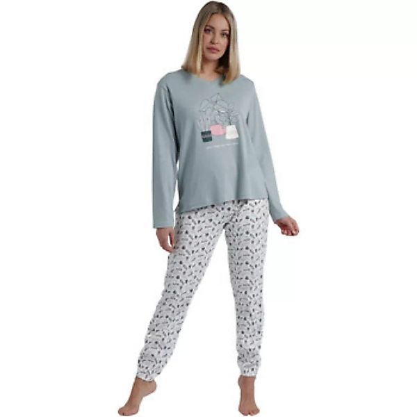 Admas  Pyjamas/ Nachthemden Pyjama Hausanzug Hose Top Langarm Time To Grow günstig online kaufen