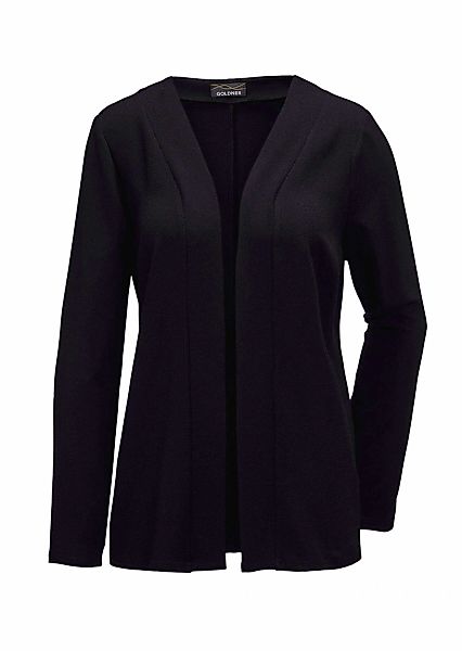 GOLDNER Longblazer "Schicke Crêpe-Longjacke" günstig online kaufen