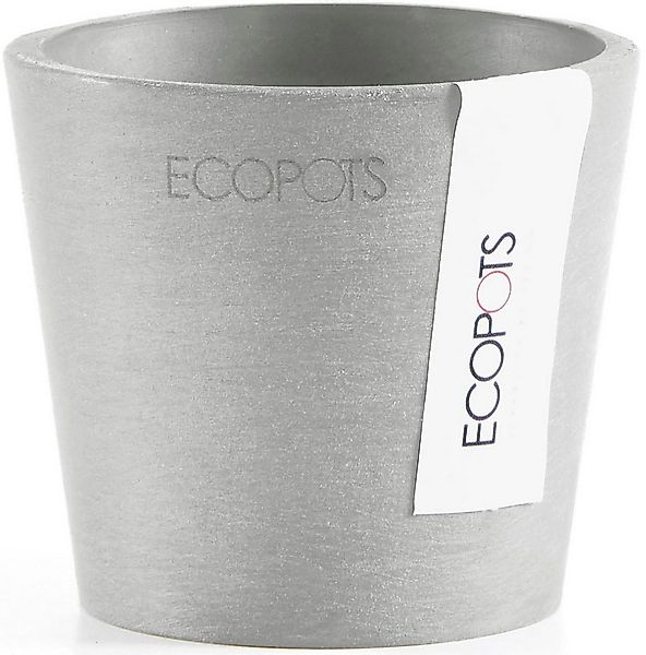 ECOPOTS Blumentopf AMSTERDAM Mini White Grey, BxTxH: 8x8x7 cm günstig online kaufen