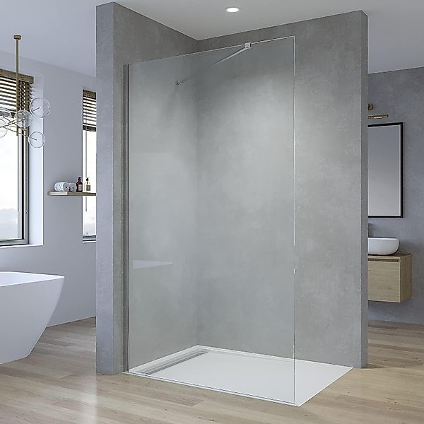 AQUABATOS Walk-in-Dusche Duschwand schwarz für Dusche günstig online kaufen