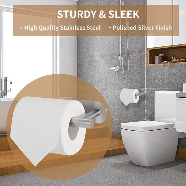 Refined Living Toilettenpapierhalter ohne Bohren Klopapierhalter günstig online kaufen