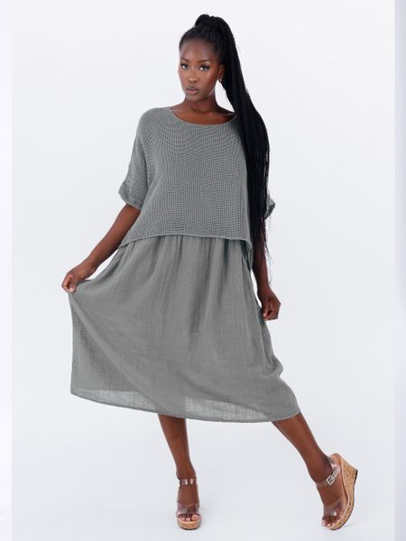 YC Fashion & Style Sommerkleid Lagenlook-Kleid günstig online kaufen