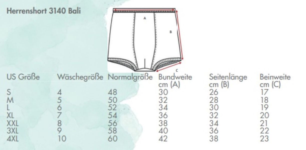 bene-vit Inkontinenzboxer Herren-Short Bali mit Saugeinlage günstig online kaufen