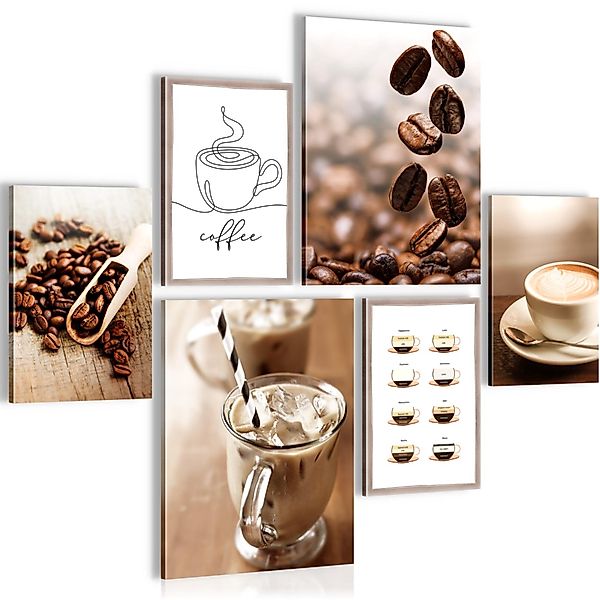 Novart Wandbild Wandbilder Küche Kaffee Gewürze günstig online kaufen