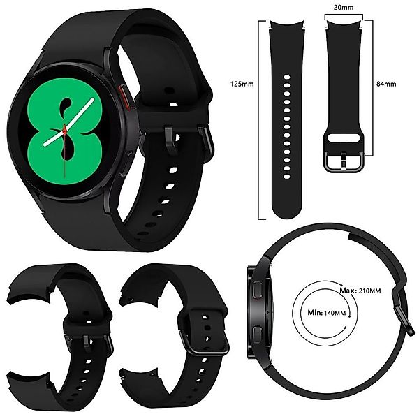 Wigento Smartwatch-Armband Für Samsung Galaxy Watch günstig online kaufen