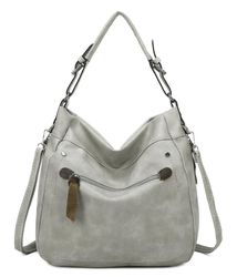 ITALYSHOP24 Schultertasche Damen Tasche Shopper Hobo-Bag günstig online kaufen