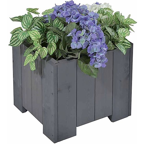 Gaspo Blumenkasten Wels 35 cm x 40 cm x 40 cm Vintage Grau günstig online kaufen