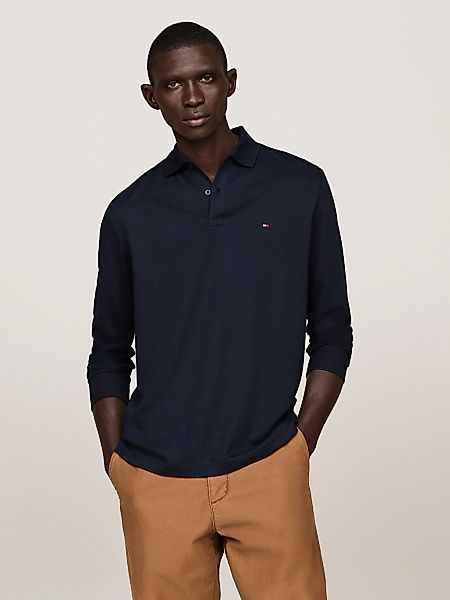 Tommy Hilfiger Langarm-Poloshirt "L/S LIQUID COTTON REG POLO mit Jersey und günstig online kaufen