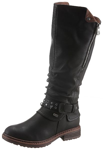 Rieker Winterstiefel, Winterboots, Blockabsatz, mit TEX-Membran, günstig online kaufen