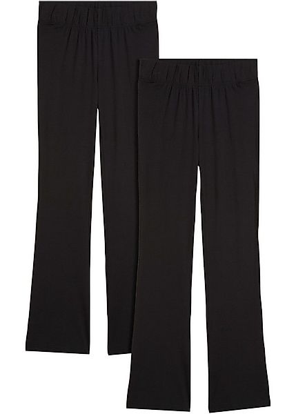 bonprix Leggings (Packung, 2-tlg) aus Baumwolle, mit Elasthan-Anteil, Slim günstig online kaufen