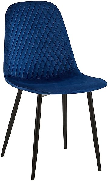 CLP Esszimmerstuhl Giverny, Samt/ Stoff, Ziernähte, günstig online kaufen