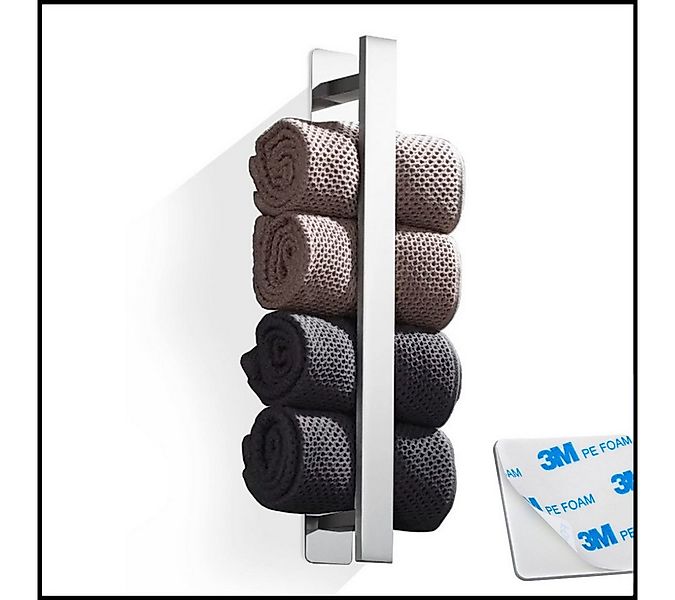 LIVINA HOME Handtuchhalter ohne Bohren 40cm Edelstahl, Gästehandtuchhalteru günstig online kaufen